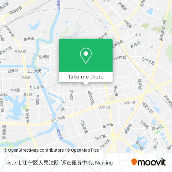 南京市江宁区人民法院-诉讼服务中心 map