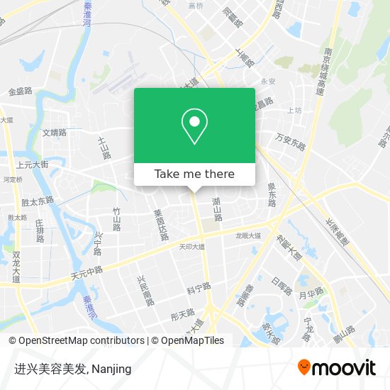 进兴美容美发 map