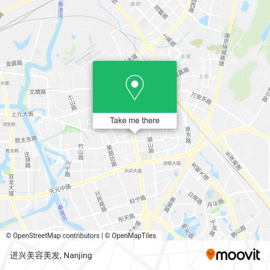 进兴美容美发 map