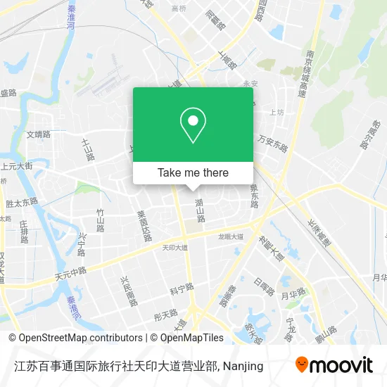江苏百事通国际旅行社天印大道营业部 map