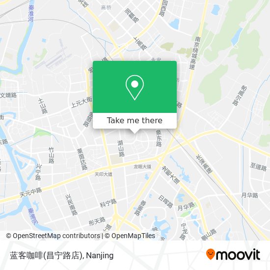 蓝客咖啡(昌宁路店) map