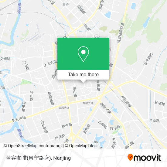 蓝客咖啡(昌宁路店) map