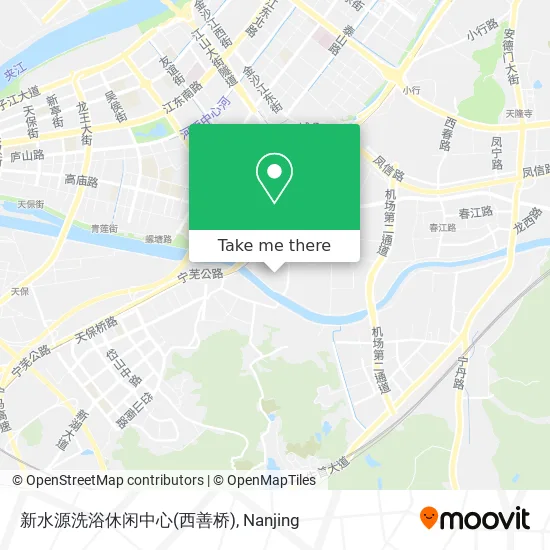 新水源洗浴休闲中心(西善桥) map