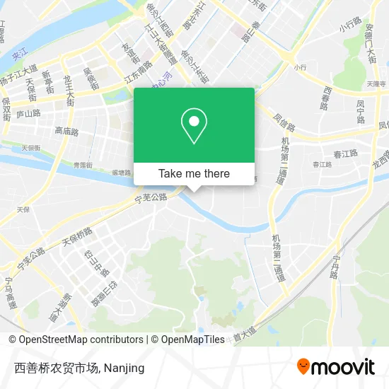 西善桥农贸市场 map