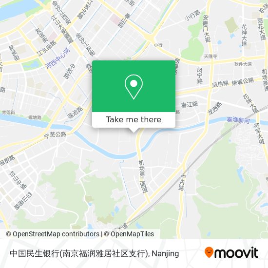 中国民生银行(南京福润雅居社区支行) map