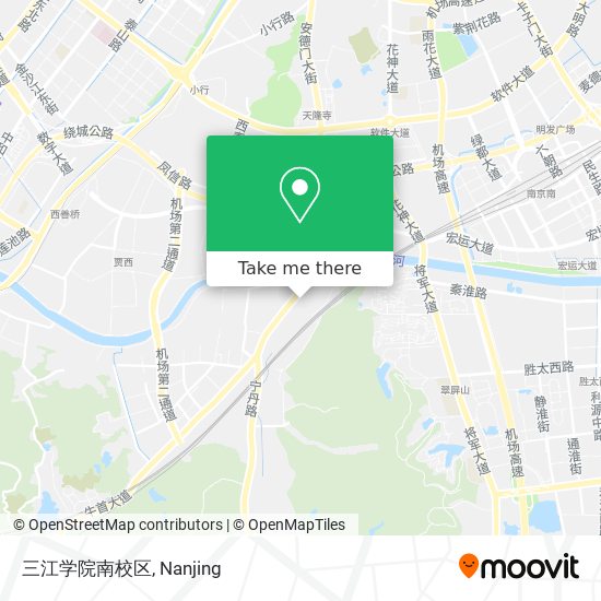 三江学院南校区 map