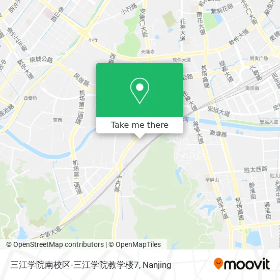 三江学院南校区-三江学院教学楼7 map