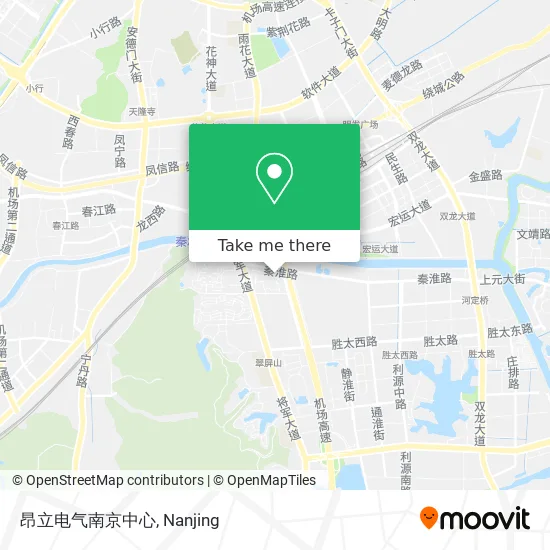 昂立电气南京中心 map