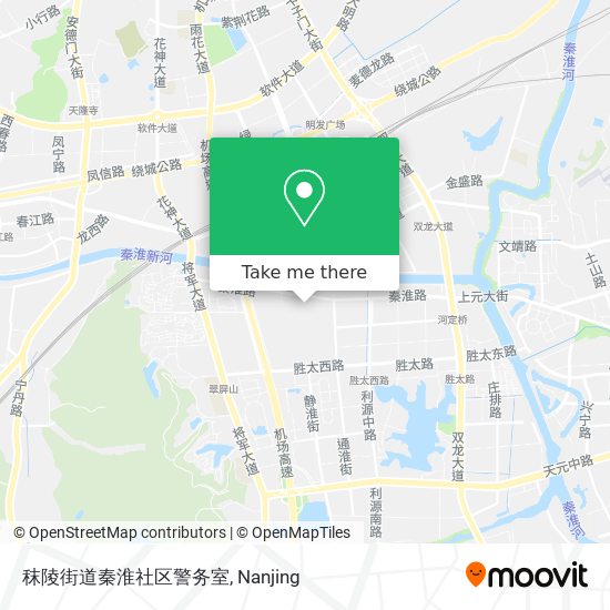 秣陵街道秦淮社区警务室 map