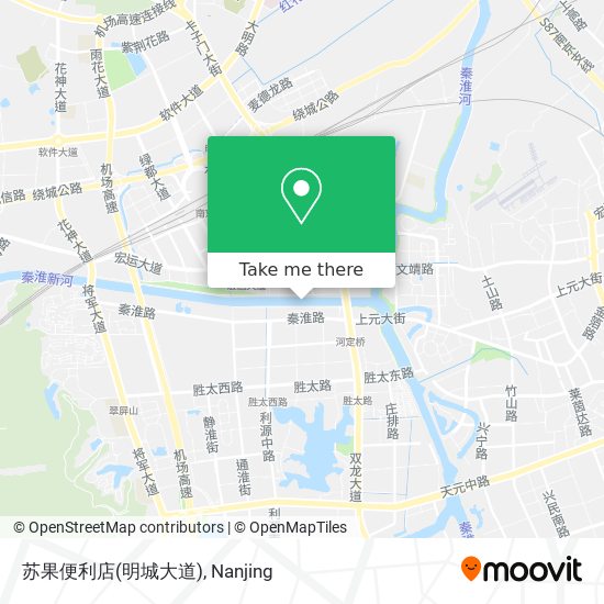 苏果便利店(明城大道) map