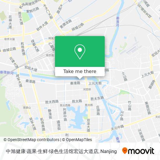 中旭健康·蔬果·生鲜·绿色生活馆宏运大道店 map