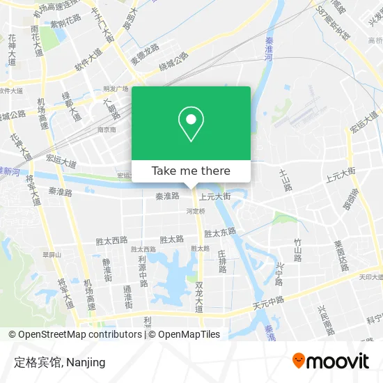 定格宾馆 map