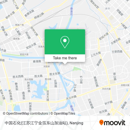 中国石化(江苏江宁金箔东山加油站) map