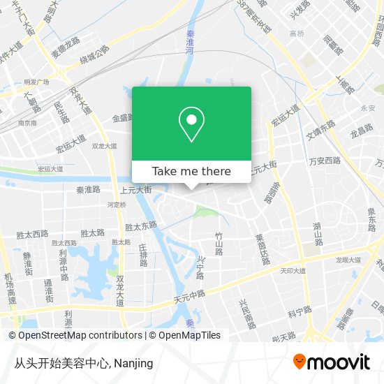 从头开始美容中心 map