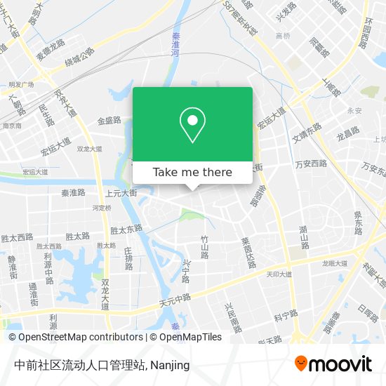 中前社区流动人口管理站 map