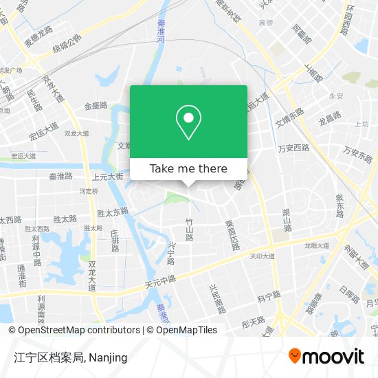 江宁区档案局 map