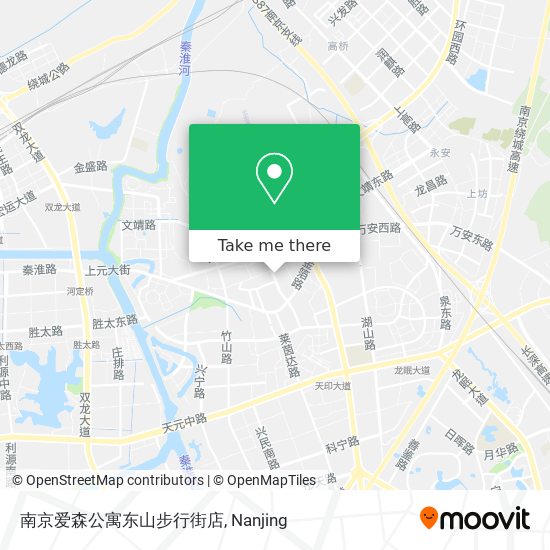南京爱森公寓东山步行街店 map