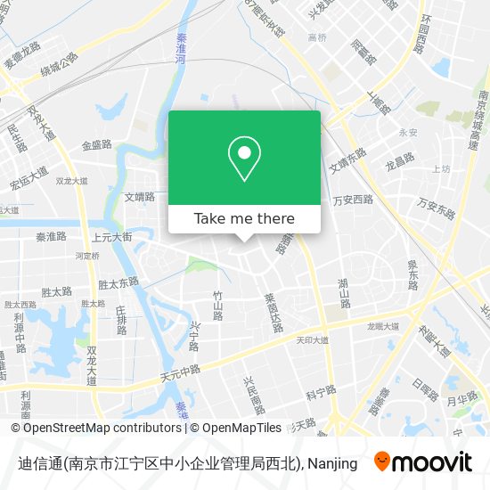 迪信通(南京市江宁区中小企业管理局西北) map