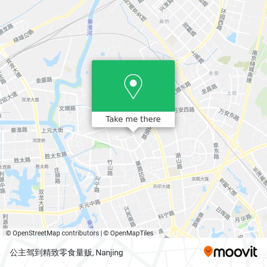 公主驾到精致零食量贩 map