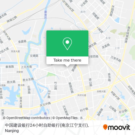 中国建设银行24小时自助银行(南京江宁支行) map