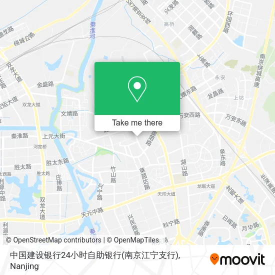 中国建设银行24小时自助银行(南京江宁支行) map