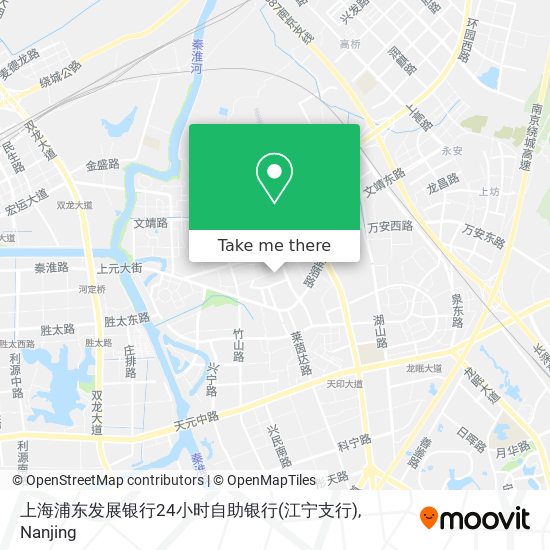 上海浦东发展银行24小时自助银行(江宁支行) map