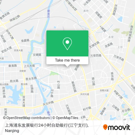 上海浦东发展银行24小时自助银行(江宁支行) map