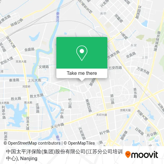 中国太平洋保险(集团)股份有限公司(江苏分公司培训中心) map