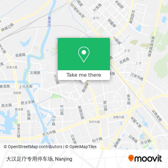 大汉足疗专用停车场 map