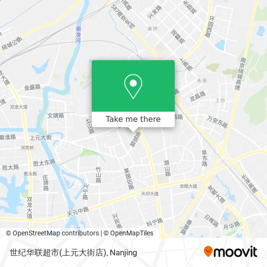 世纪华联超市(上元大街店) map