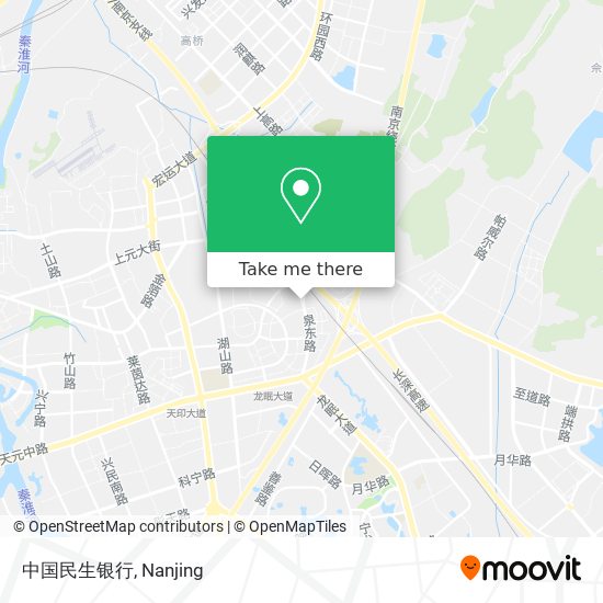 中国民生银行 map