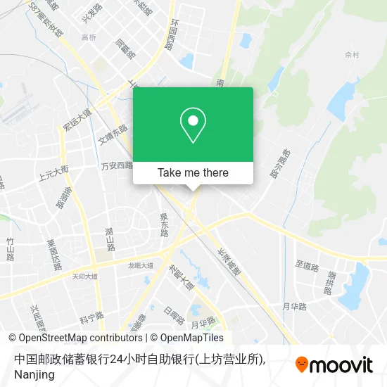中国邮政储蓄银行24小时自助银行(上坊营业所) map