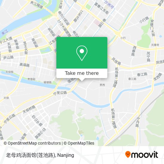 老母鸡汤面馆(莲池路) map