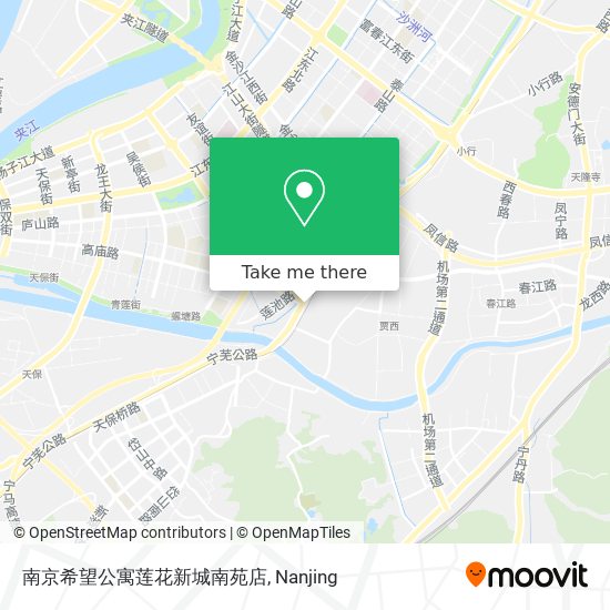 南京希望公寓莲花新城南苑店 map