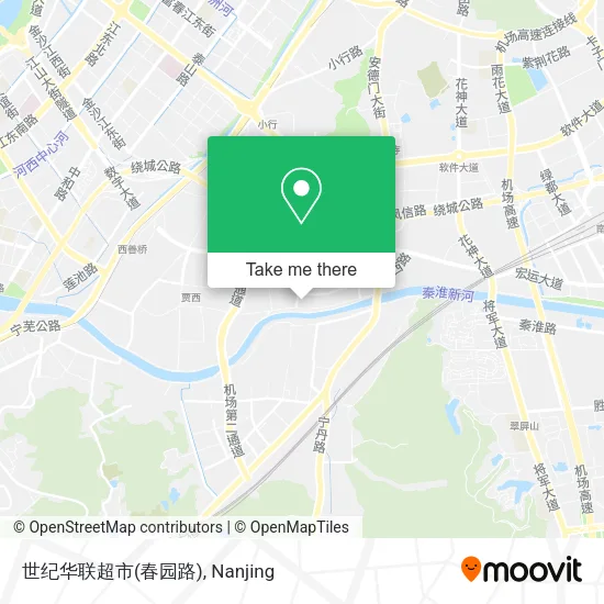 世纪华联超市(春园路) map