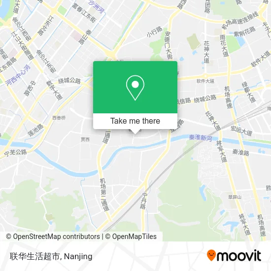 联华生活超市 map