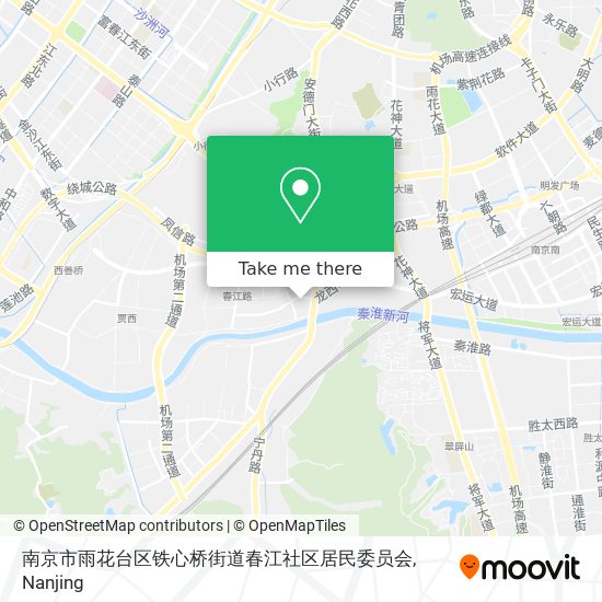 南京市雨花台区铁心桥街道春江社区居民委员会 map
