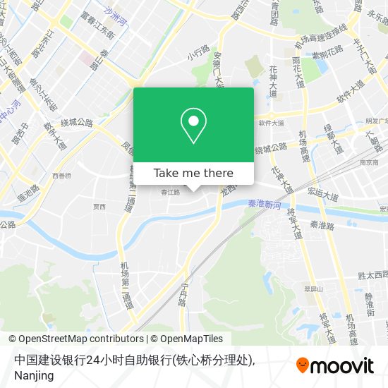 中国建设银行24小时自助银行(铁心桥分理处) map