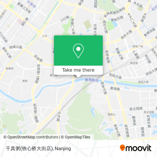 千真粥(铁心桥大街店) map