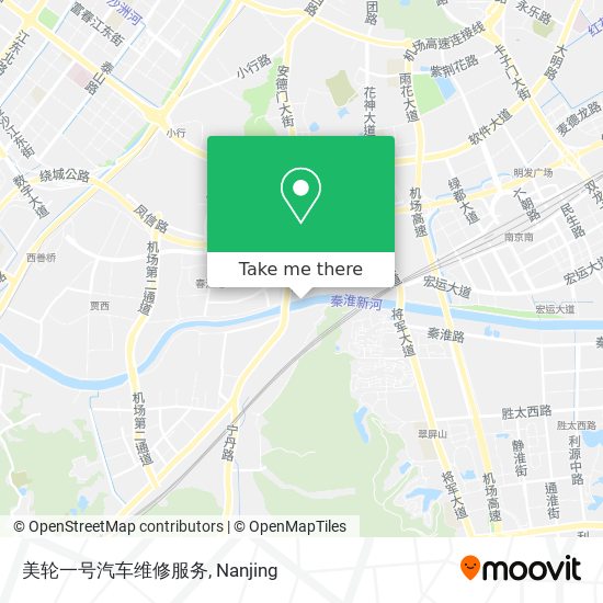 美轮一号汽车维修服务 map