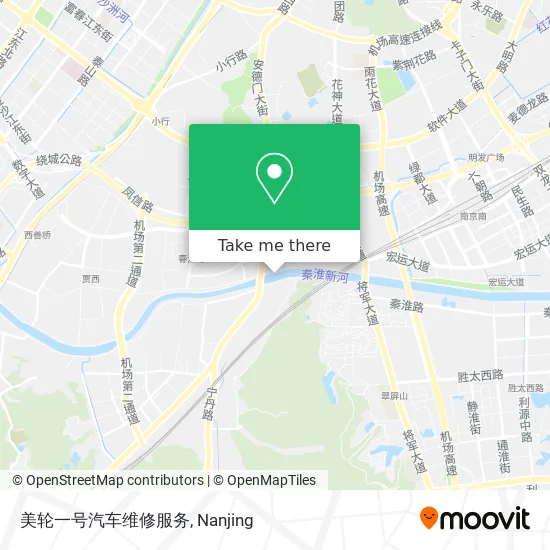 美轮一号汽车维修服务 map