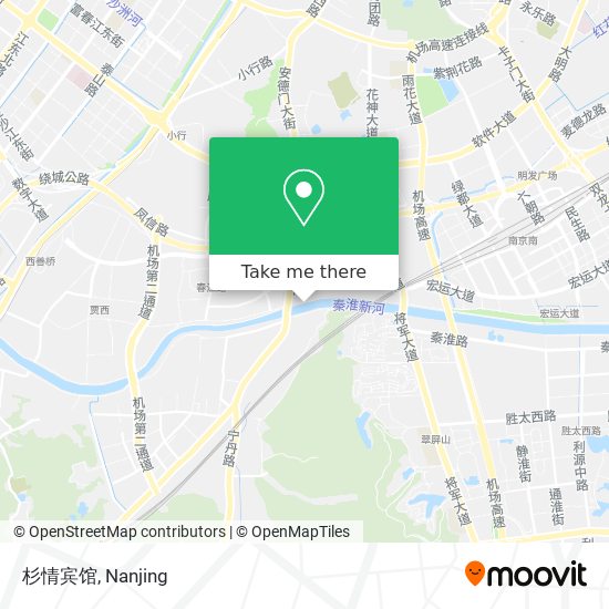 杉情宾馆 map