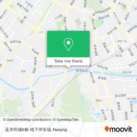 蓝岸尚城6栋-地下停车场 map