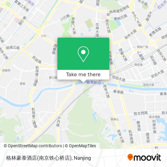 格林豪泰酒店(南京铁心桥店) map