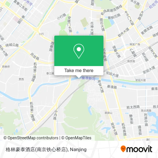 格林豪泰酒店(南京铁心桥店) map