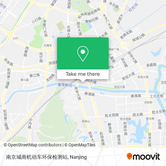南京城南机动车环保检测站 map