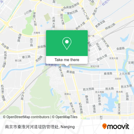 南京市秦淮河河道堤防管理处 map