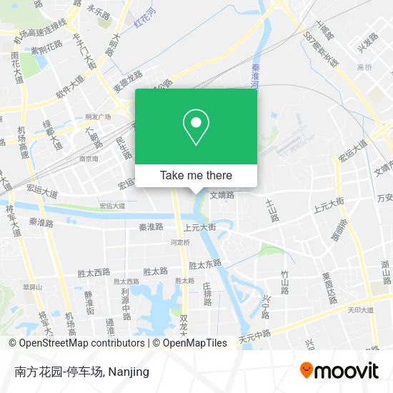 南方花园-停车场 map