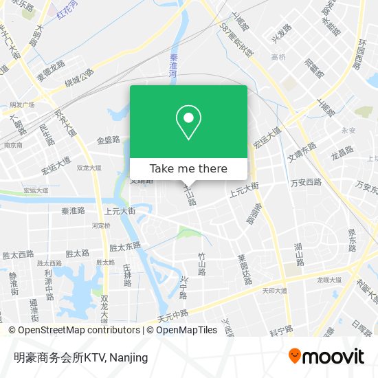 明豪商务会所KTV map