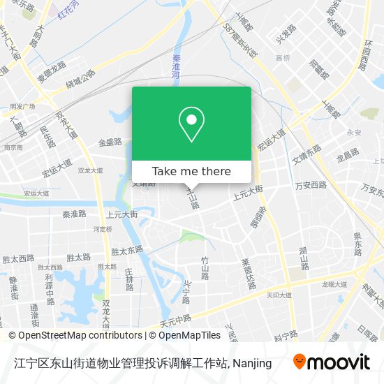 江宁区东山街道物业管理投诉调解工作站 map